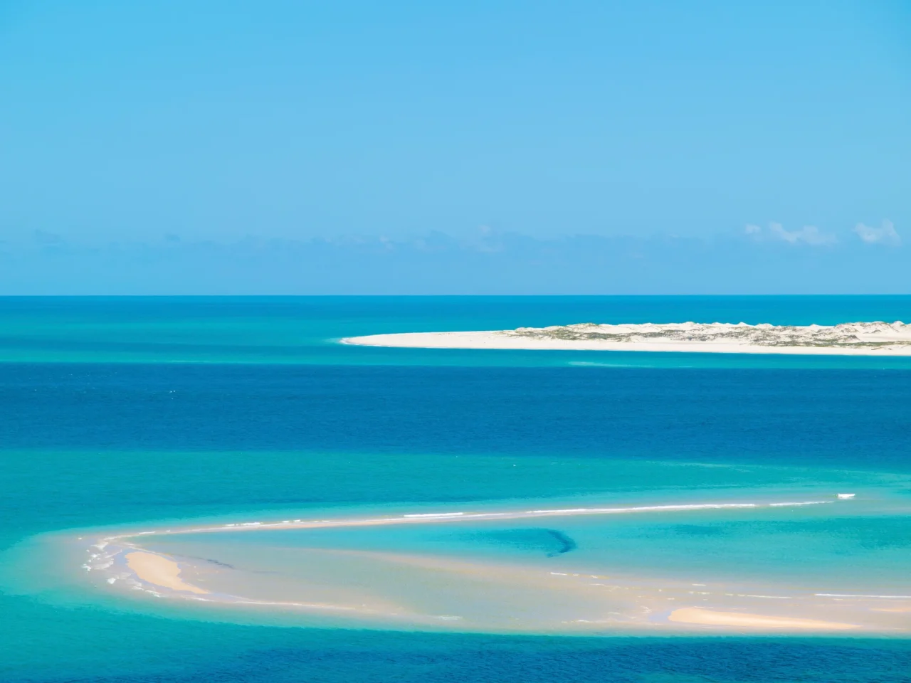 The white sands and inviting waters in the Bazaruto Archipelago.