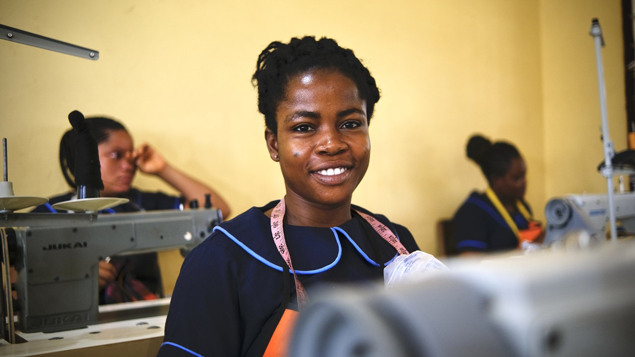 Partnership between Prada and the UN for the training of women in Ghana and Kenya