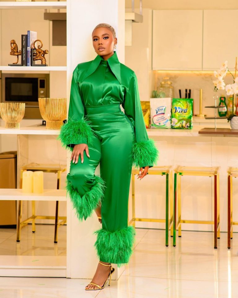 Nancy Isime in the famous 2-piece by Medlin Boss