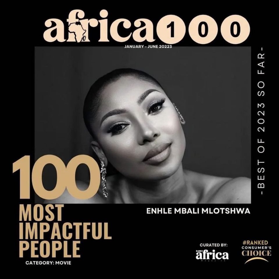 Enhle Mbali (Top 100 Most Impactful People In Africa)