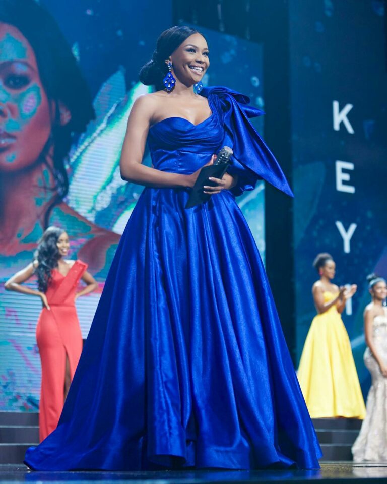 Bonang Matheba's look for Miss SA 2018