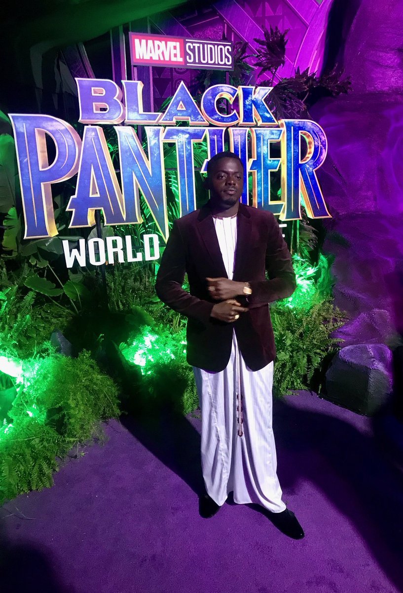 Daniel Kaluuya (Black Panther World Premiere/Marvel Studios)