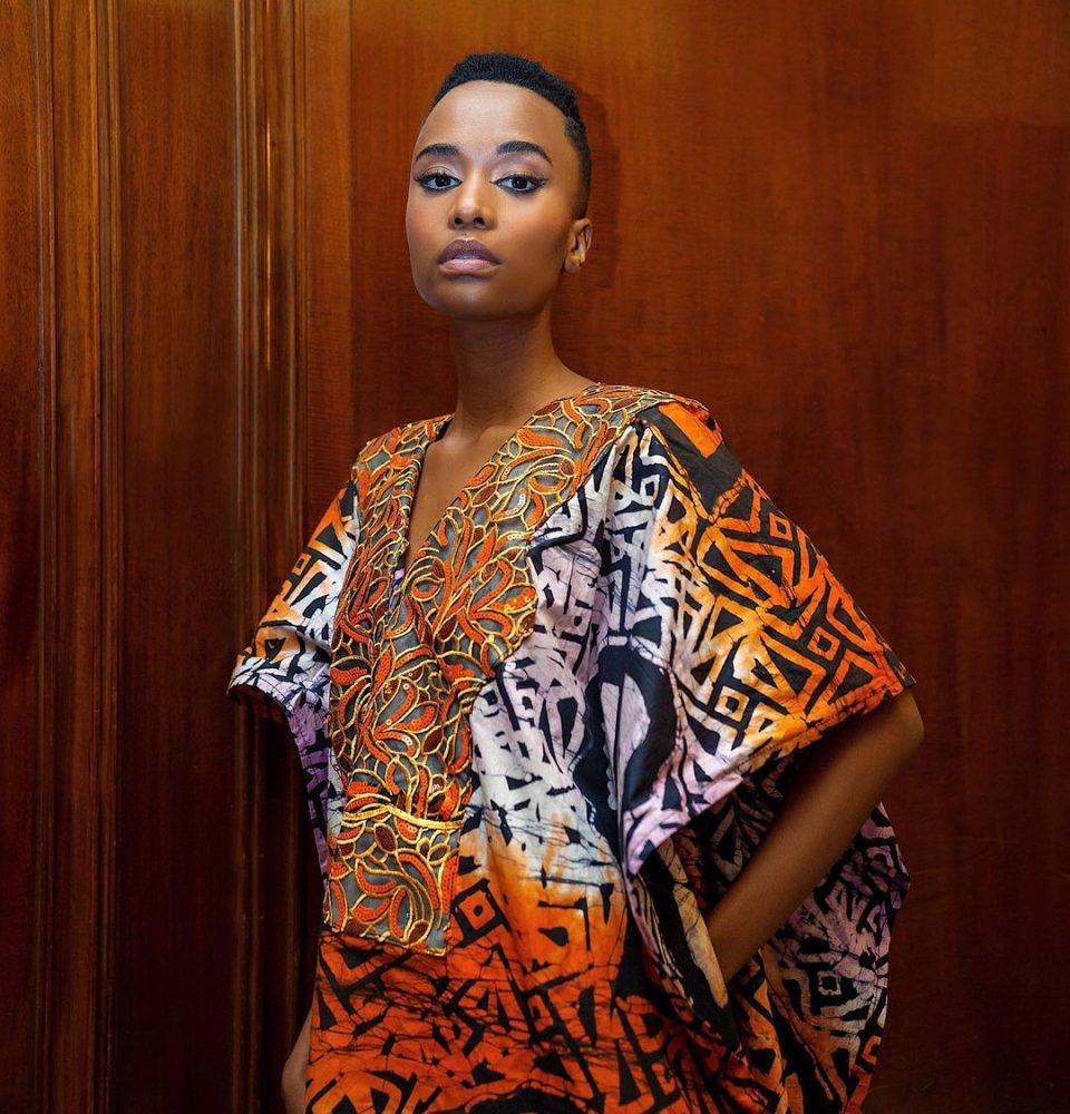 Zozibini Tunzi at the Africa Fashion Week London