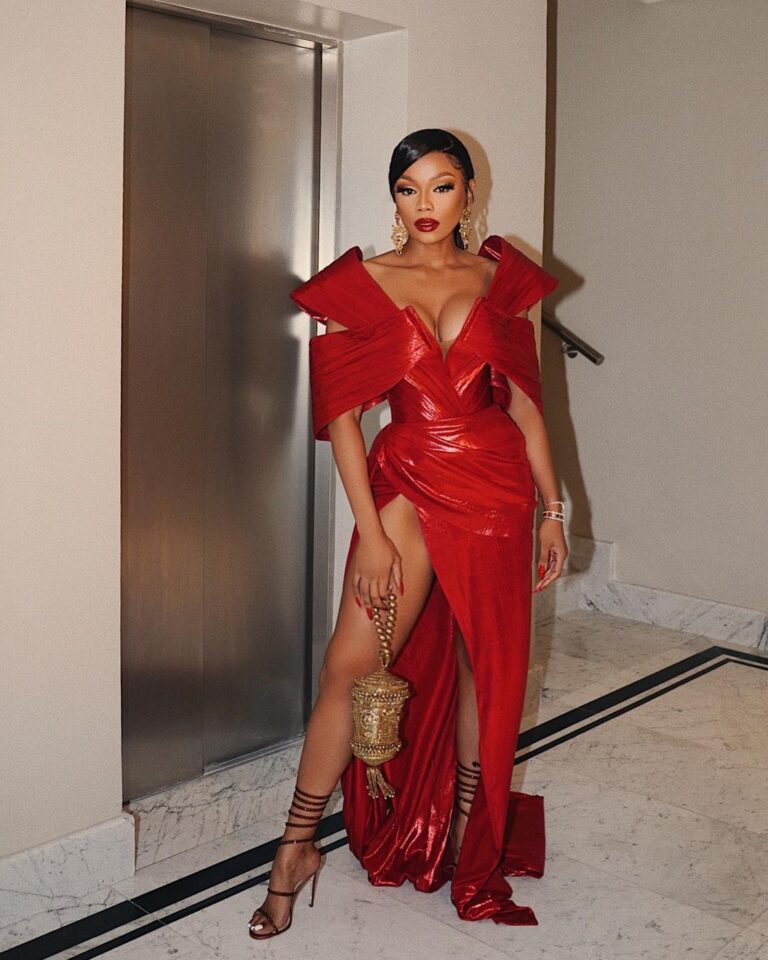 Bonang Matheba's look for Miss SA 2022