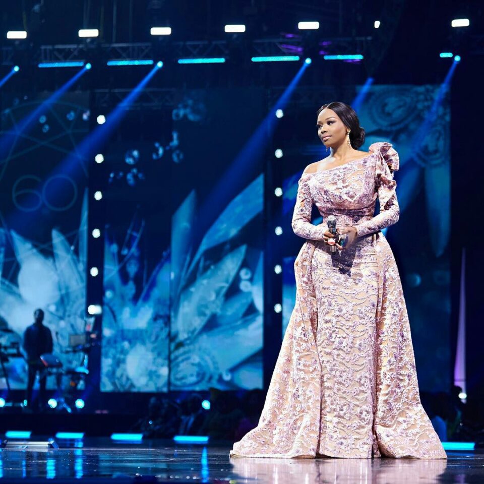 Bonang Matheba's look for Miss SA 2018