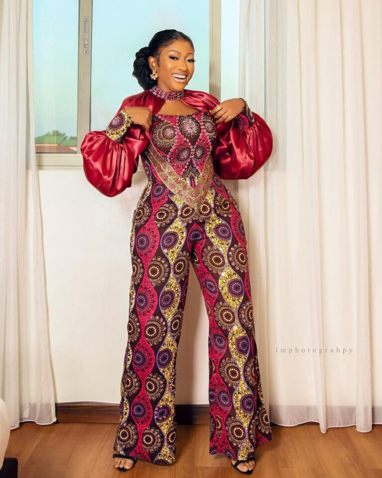 Ankara jumpsuit with peplum online