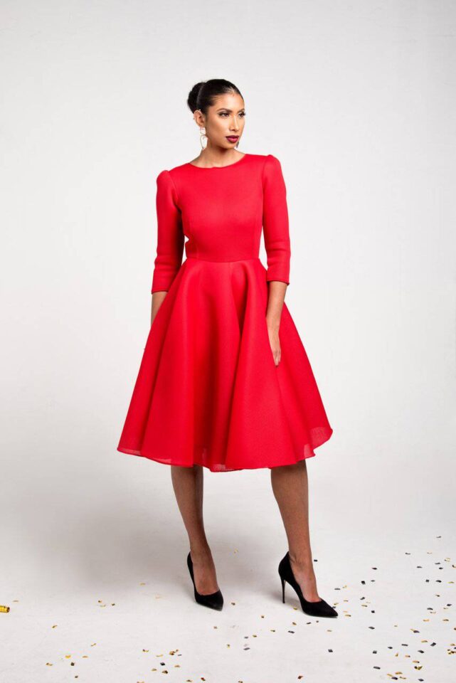 Bianca Dress - Red