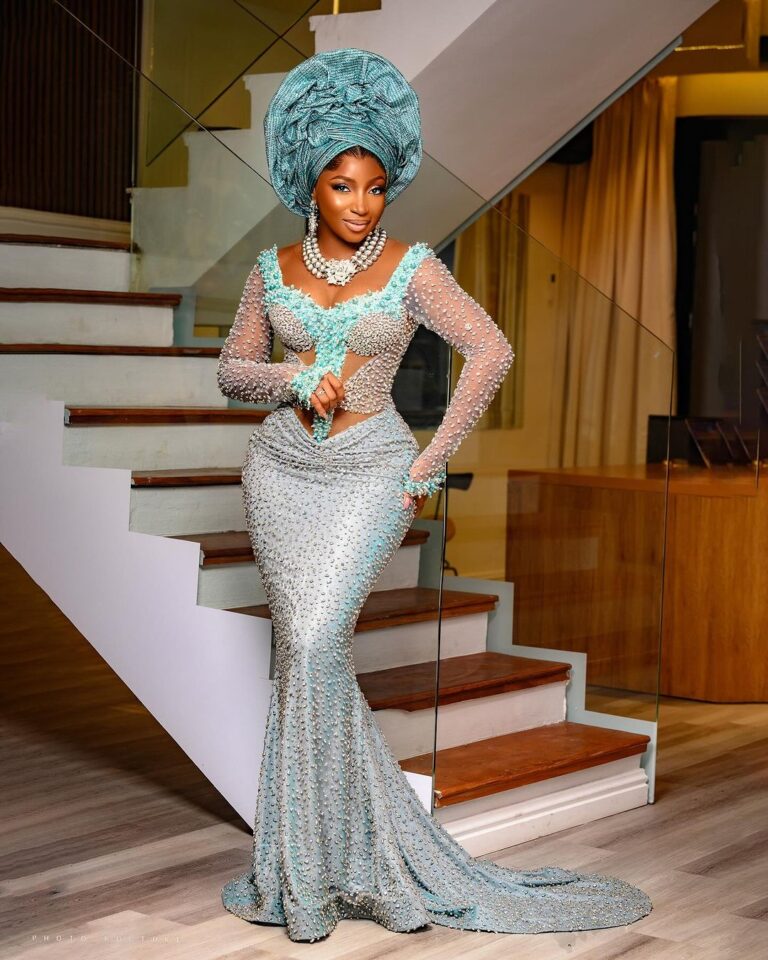 Aso ebi best sale lace dress styles