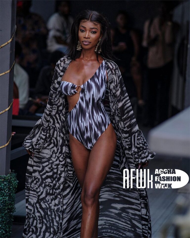 Arisar at the Accra Fashion Week Swimwear Deluxe Fashion Show