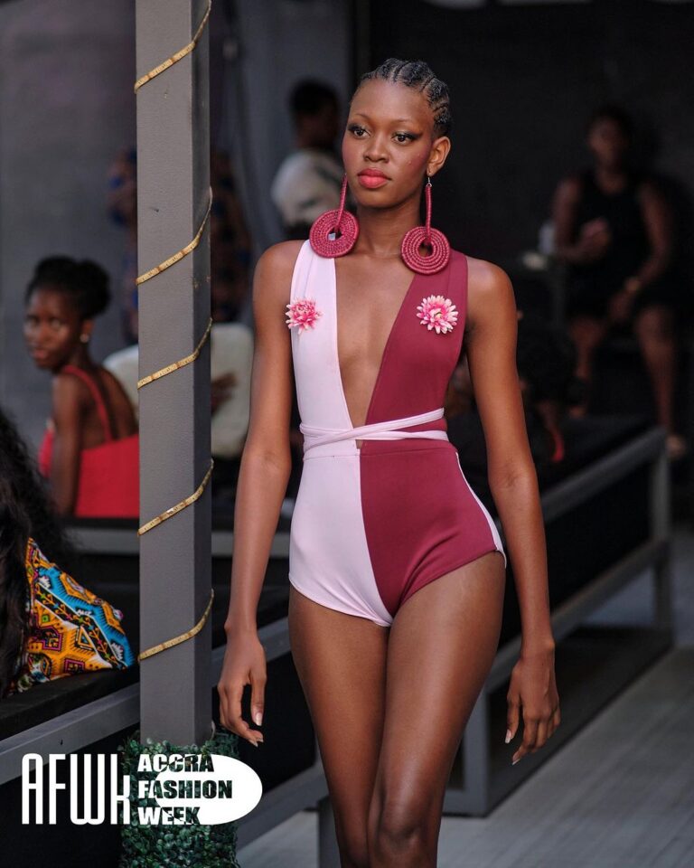 Mikoko Deluxe at the Accra Fashion Week Swimwear Deluxe Fashion Show