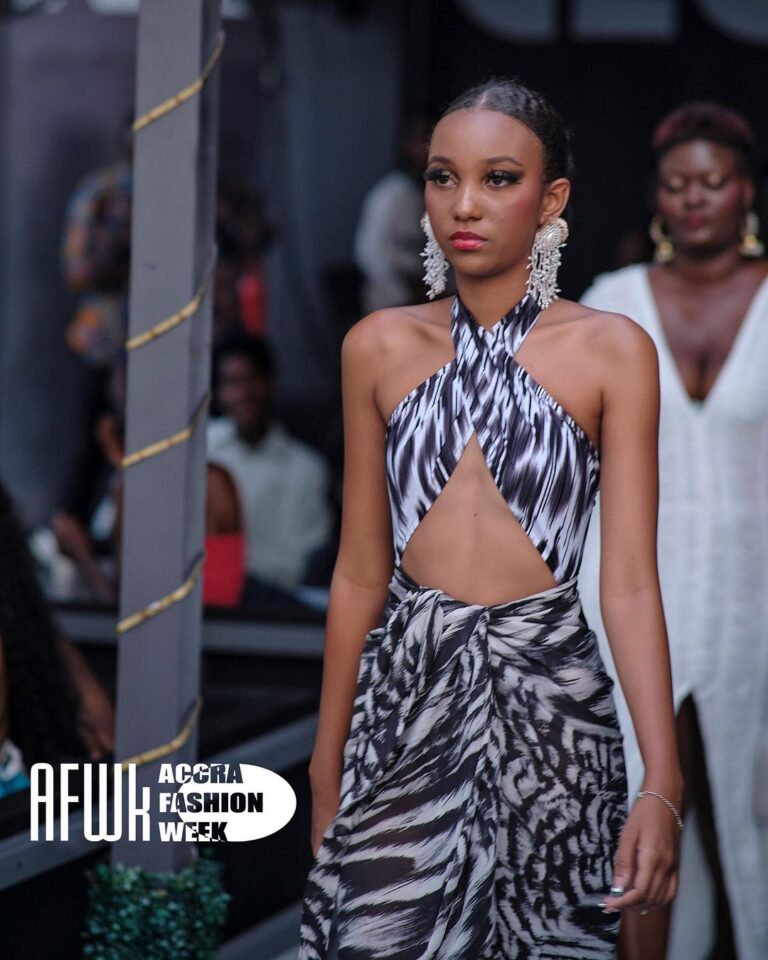 Arisar at the Accra Fashion Week Swimwear Deluxe Fashion Show