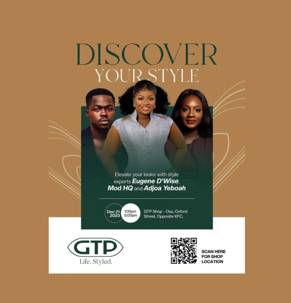 Discover Your Style at the GTP Retail Store at Oxford Street in Osu, Accra Ghana. Photo Credit: GTP