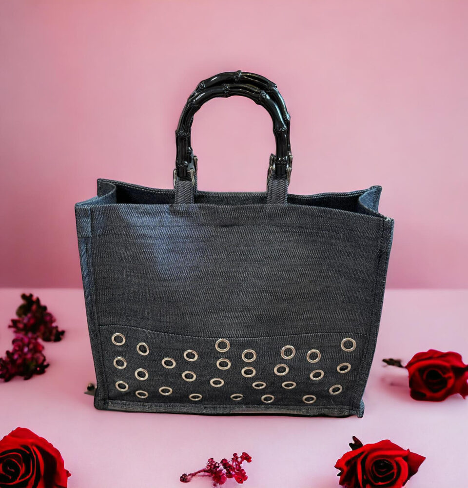 The Denim Tote Bag Collection by Apinke Creations. Photo Credit: Apinke Creations