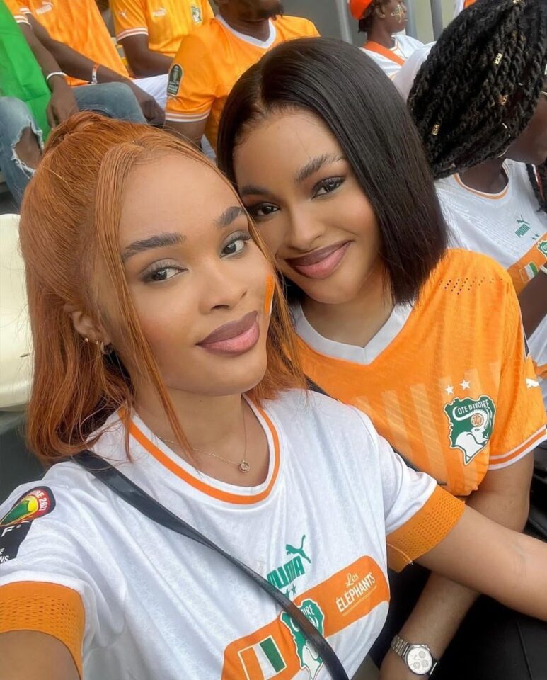 Ivory Coast football fans celebrating victory at AFCON 2024