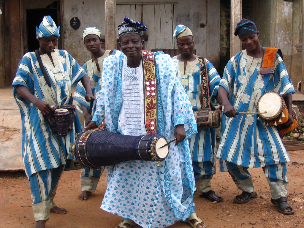 The rhythmic beats of Yoruba drummers – a cultural symphony that resonates through the heart of Nigeria