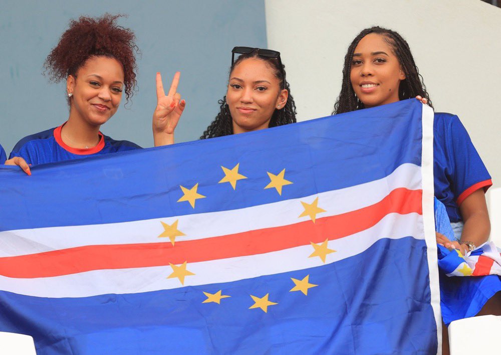 An example of the stunning Cape Verdean women who graced the stands at AFCON 2024