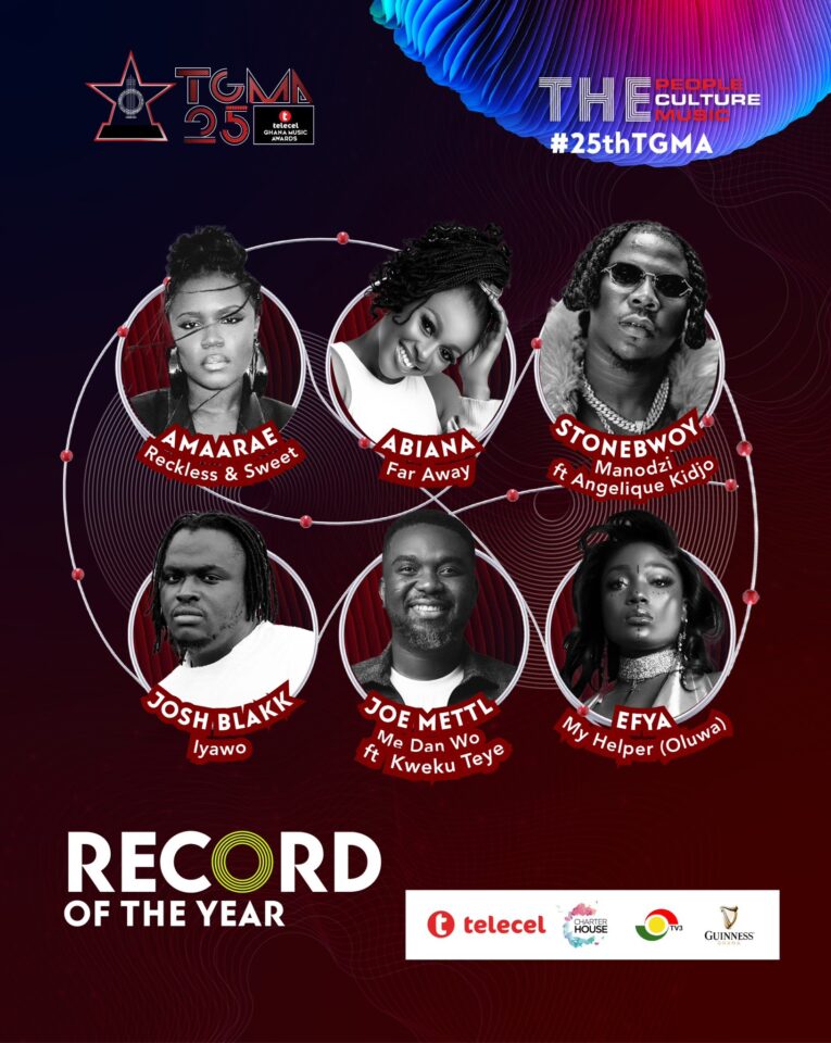 Record of the Year. Photo Credit: Telecel Ghana Music Awards