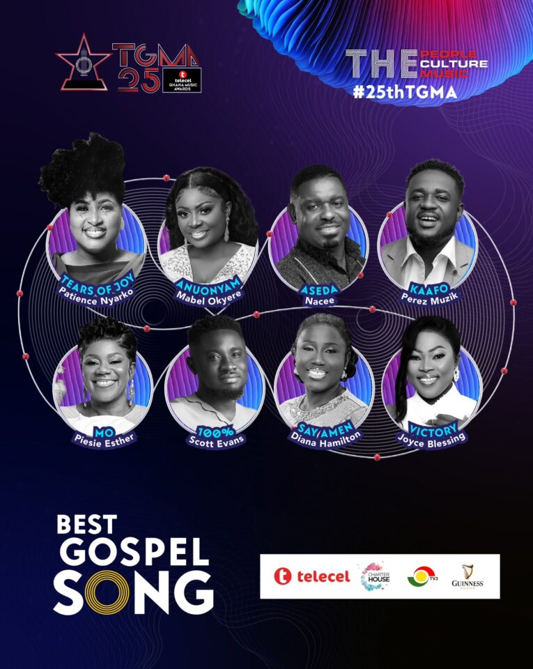 Best Gospel Song. Photo Credit: Telecel Ghana Music Awards