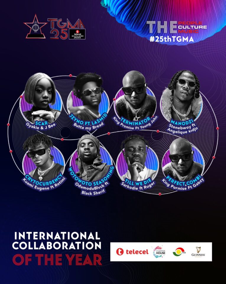 International Collaboration of the Year. Photo Credit: Telecel Ghana Music Awards