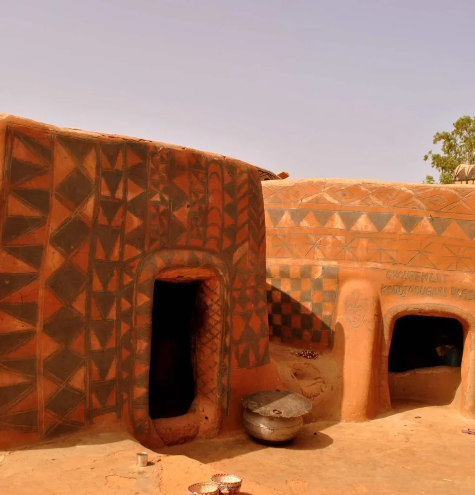 Step into the enchanting world of Tiebele Village in Burkina Faso! 🏡✨ Explore its unique architecture, vibrant culture, and rich traditions. #TiebeleVillage #BurkinaFaso. Photo Credit: fundacionio.com