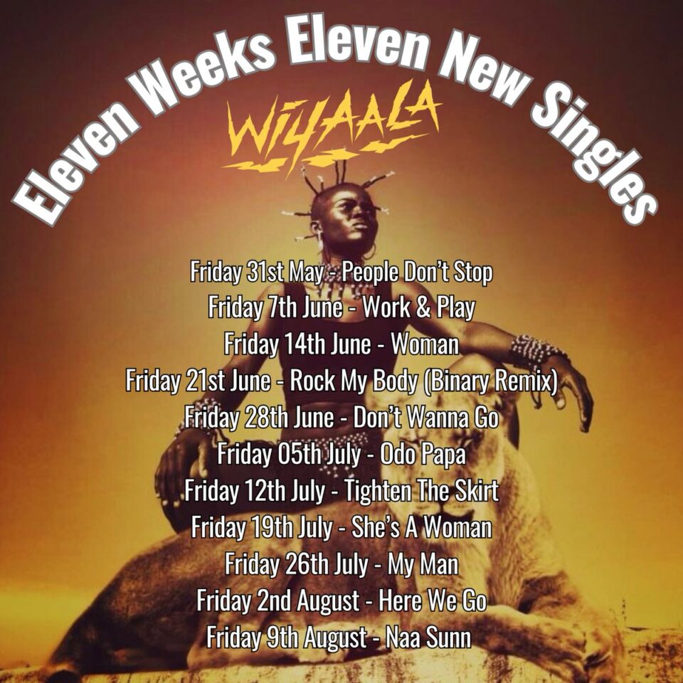 Wiyaala To Drop Eleven Singles In Eleven Weeks. Photo Credit: Wiyaala/Twitter