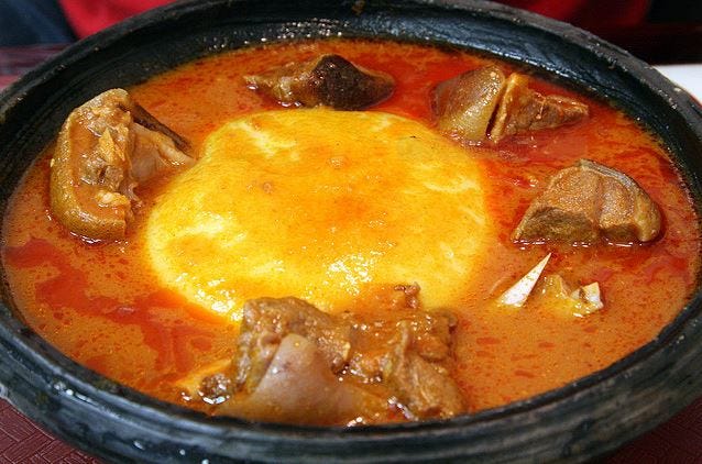 Fufu and Light Soup. Photo Credit: recipesaroundtheworld.com