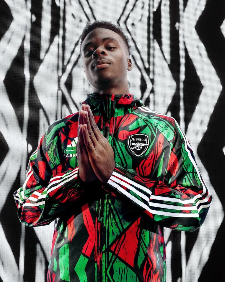 Arsenal x Adidas / Labrum New 2024/25 Away Kit. Photo Credit: Foday Dumbuya/Instagram