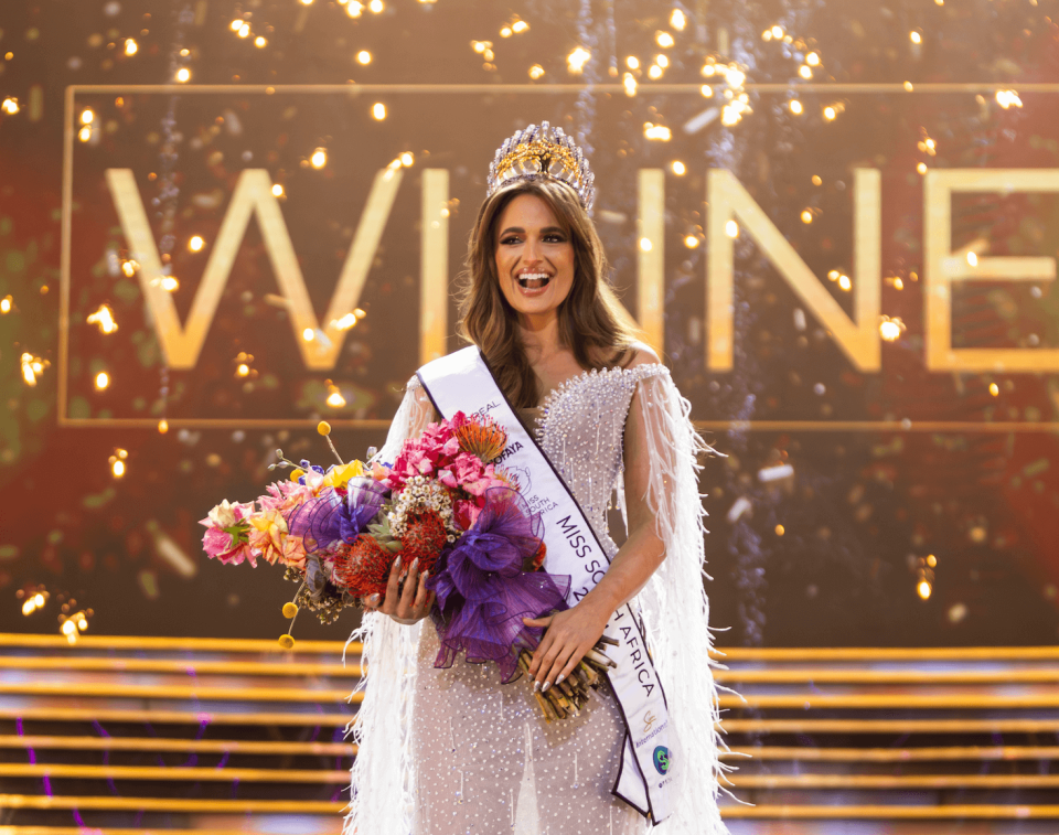 Mia Le Roux becomes first hearing-impaired woman to win Miss South Africa show. Photo Credit: Miss South Africa/Instagram