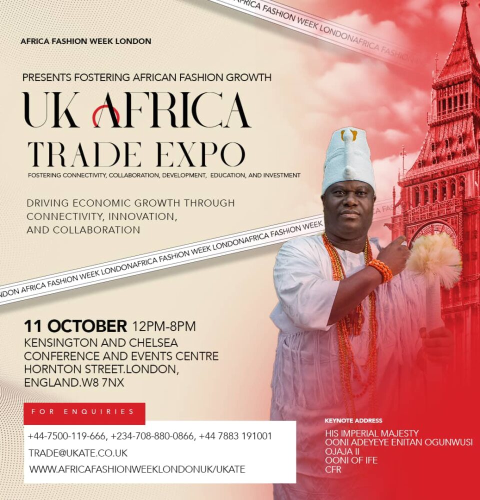 UK Africa Trade Expo Returns to Africa Fashion Week London 2024. Photo Credit: Africa Fashion Week London