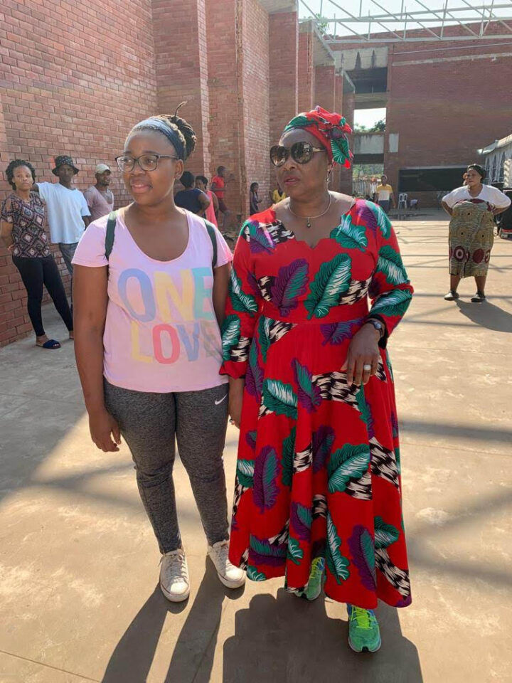 Rejoice's Daughter Kea with Legendary music Icon Yvonne Chaka Chaka at a charity event organized by Here for Africa Photo Credit: Rejoice