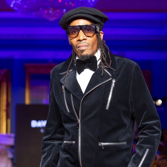 MC Bushkin. Photo Credit: African Fashion Week London