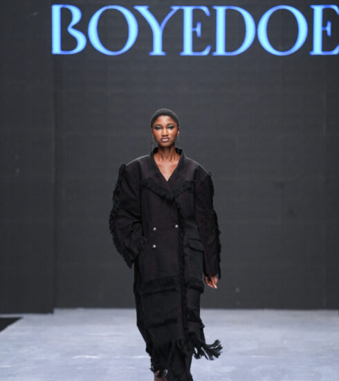 Boyedoe at Lagos Fashion Week. Photo Credit: Insigna Media