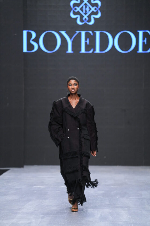 Boyedoe at Lagos Fashion Week. Photo Credit: Insigna Media/Instagram