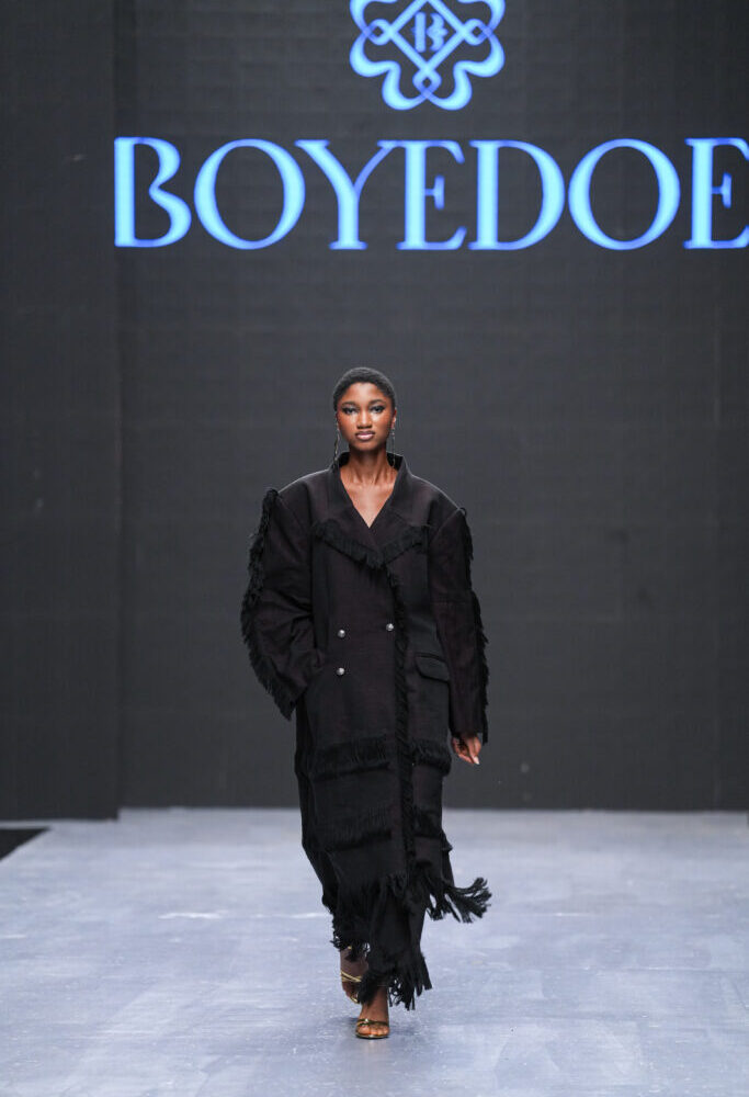 Boyedoe at Lagos Fashion Week. Photo Credit: Insigna Media