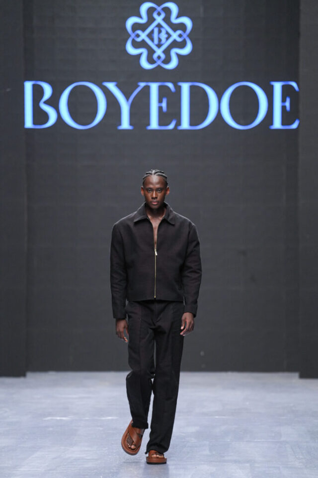 Boyedoe at Lagos Fashion Week. Photo Credit: Insigna Media/Instagram