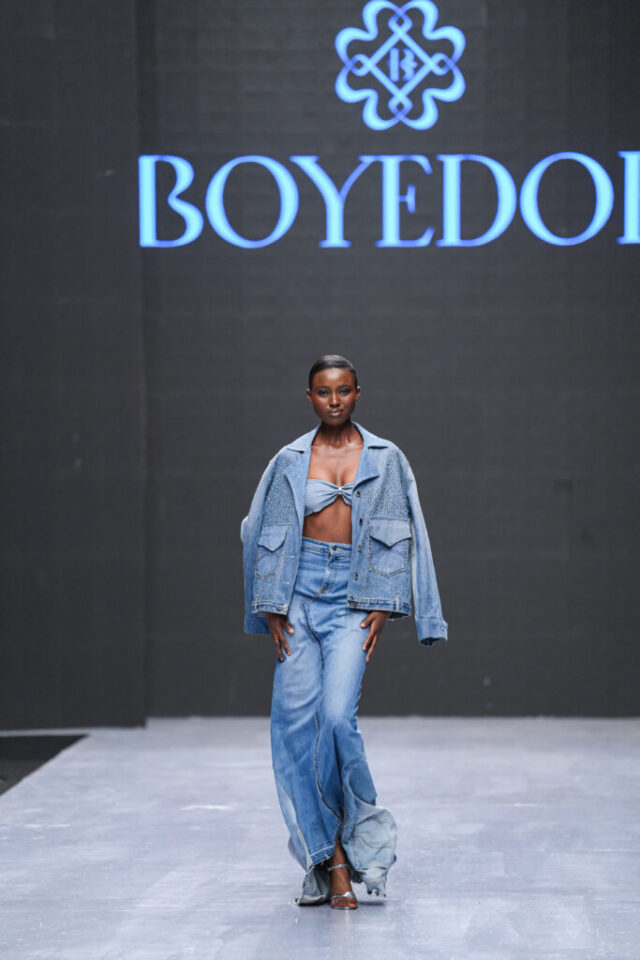 Boyedoe at Lagos Fashion Week. Photo Credit: Insigna Media