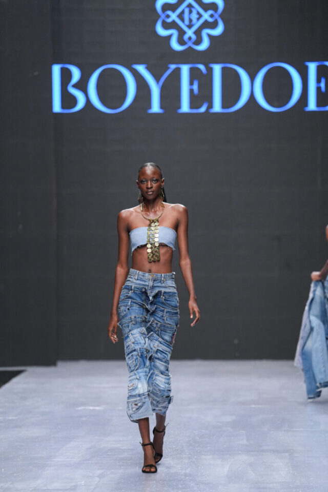 Boyedoe at Lagos Fashion Week. Photo Credit: Insigna Media