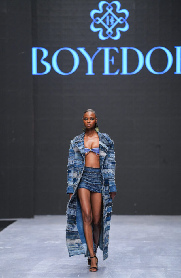 Boyedoe at Lagos Fashion Week. Photo Credit: Insigna Media