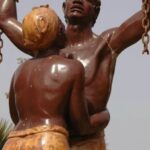 The slave statue on Gorée Island powerfully symbolises the pain of oppression and the strength of survival. 📸 Credit: TripAdvisor