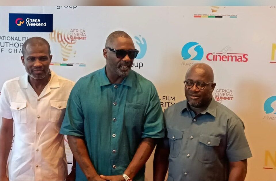 Idris Elba and Tourism Minister Grace First Day of Africa Cinema Summit. Photo Credit: citinewsroom.com