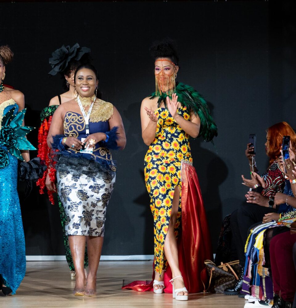 Tuntop Fashion House's collection at Africa Fashion Week London 2024. Photo Credit: Frozen Energy Photography for AFWL