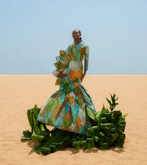 "Blossoming Beauty" by Vlisco. Photo Credit: Togo YEYE