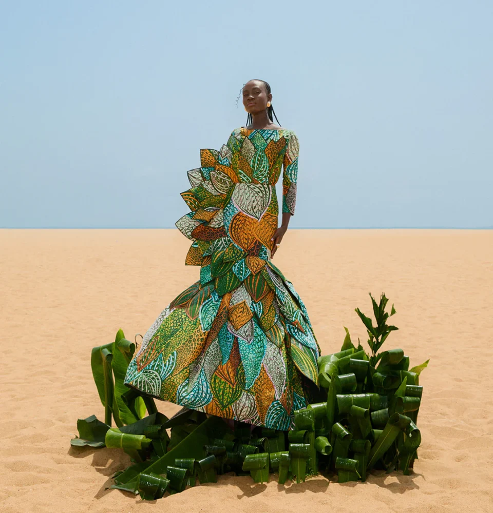 "Blossoming Beauty" by Vlisco. Photo Credit: Togo YEYE