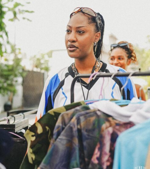 Grammy-winning Nigerian artist, Tems shops at ent. Photo Credit: Joseph Boakye Mensah/Instagram