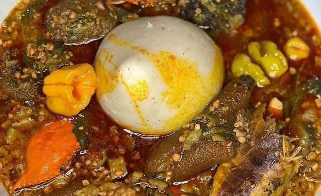 Banku and Okro. Photo Credit: peakd.com