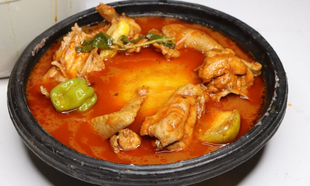 Fufu with Light Soup. Photo Credit: Joyful Cook/BellaNaija