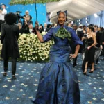 Tems in Ozwald Boateng at the 2025 Met Gala. Photo Credit: Dia Dipasupil/Getty Images