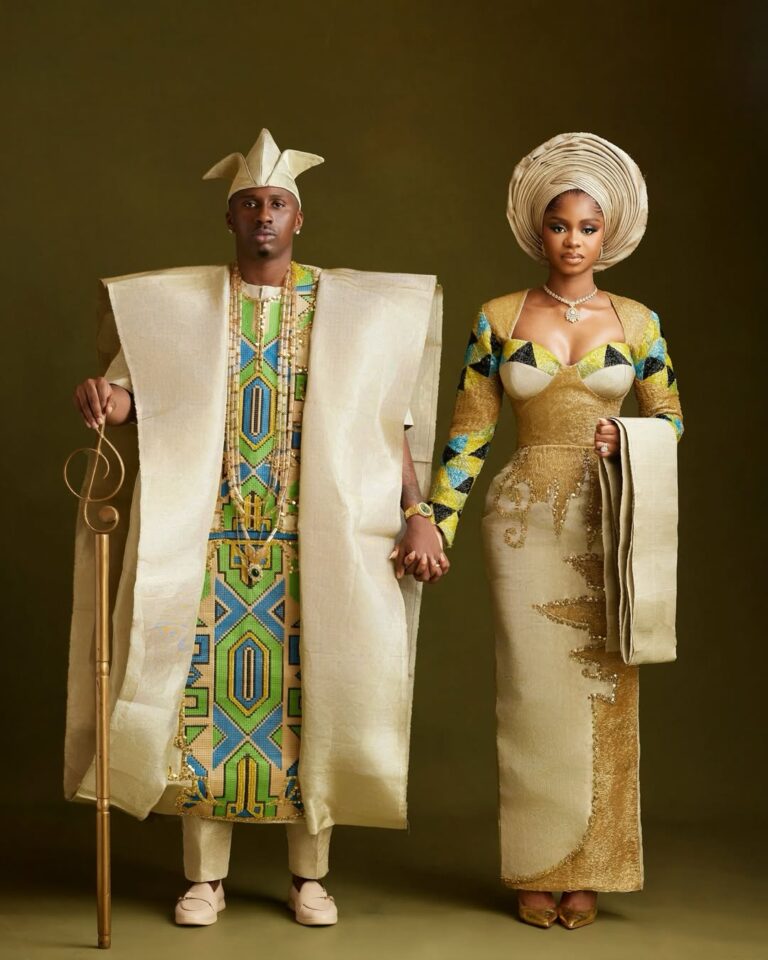 Priscilla Ojo & Juma Jux. Photo Credit: Weddings By Tobi Olajolo/Instagram