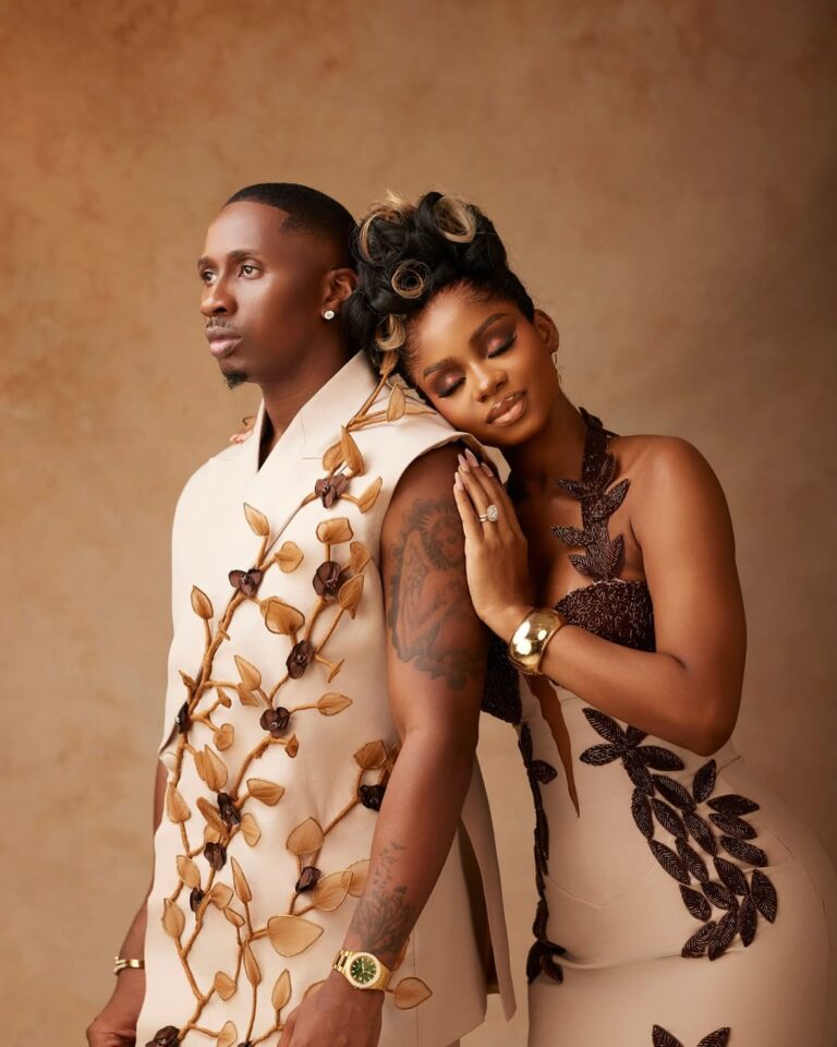 Priscilla Ojo & Juma Jux. Photo Credit: Weddings By Tobi Olajolo/Instagram