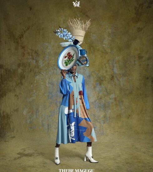Thebe Magugu's Mother & Child dress collection. Photo Credit: Tatenda Chidora
